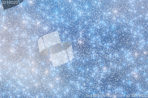 Image of Snow Stars Christmas Background 2