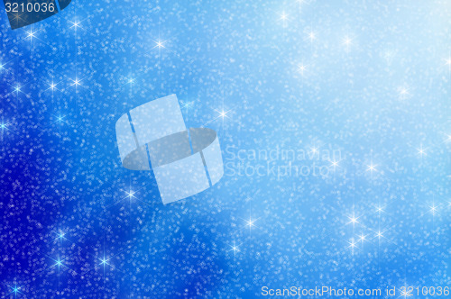 Image of Snow Stars Christmas Background 9