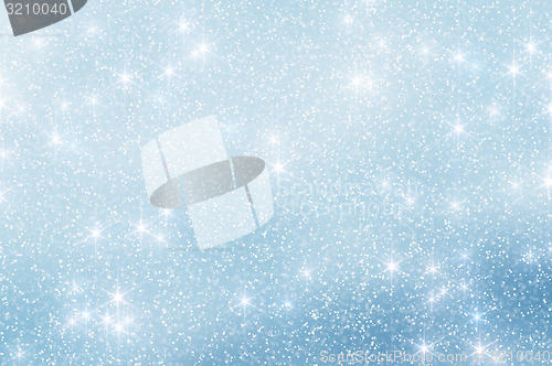 Image of Snow Stars Christmas Background 6