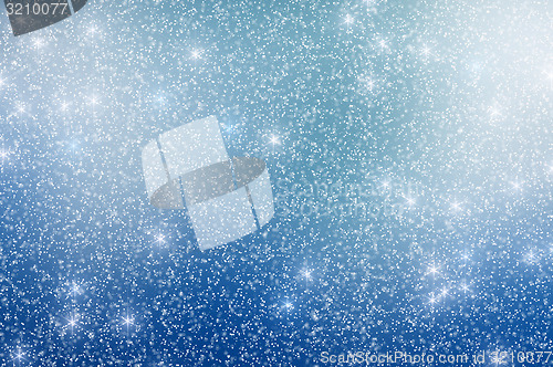 Image of Snow Stars Christmas Background 5