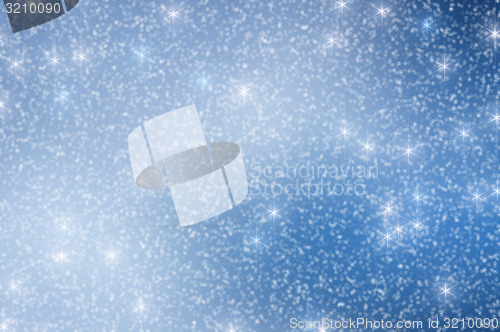 Image of Snow Stars Christmas Background 1