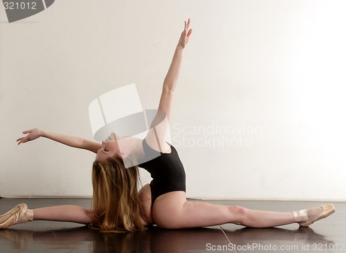 Image of Ballerina practicing 
