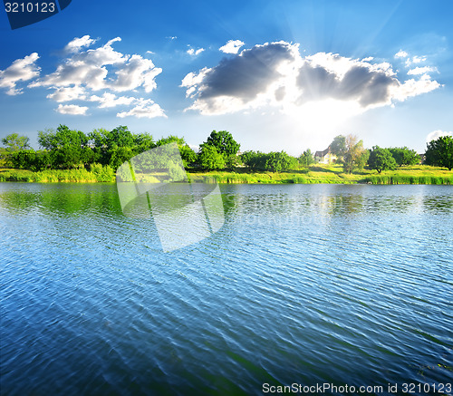 Image of Ripples on the river