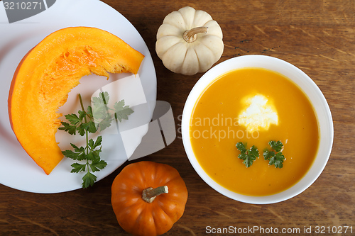 Image of Pumpkin soup.