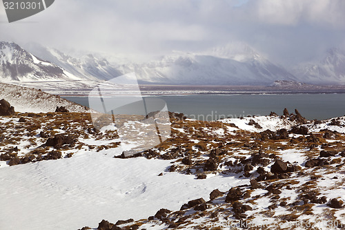 Image of Impressive volcanic landscape on the Snaefellsnes peninsula