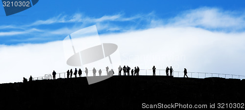 Image of Visitors at a viewing platform