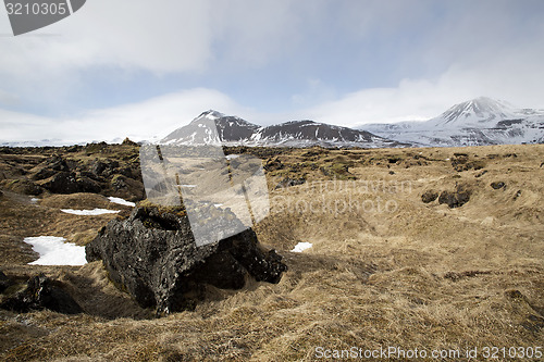 Image of Impressive volcanic landscape on the Snaefellsnes peninsula