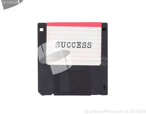 Image of Floppy disk, data storage support 