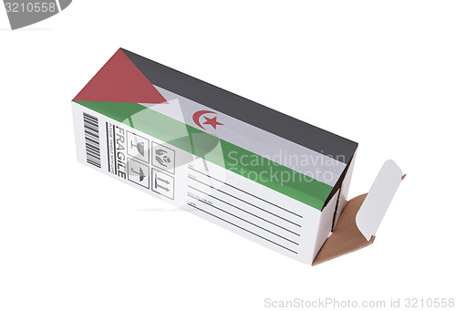 Image of Concept of export - Product of Western Sahara