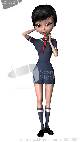 Image of Japanese Schoolgirl