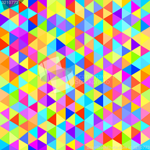 Image of Seamless geometric background. Mosaic. 