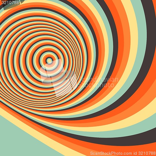 Image of Abstract swirl background. Pattern with optical illusion. 