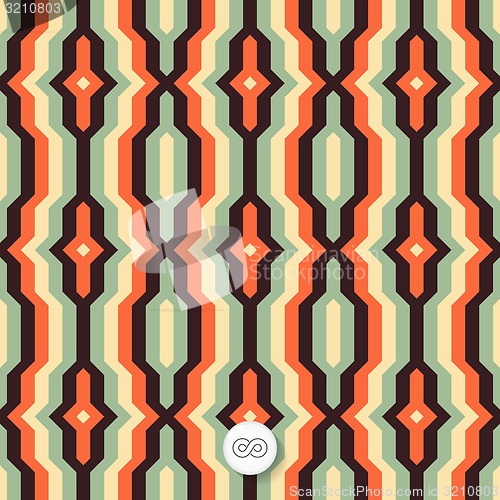 Image of Seamless geometric background. Mosaic. 