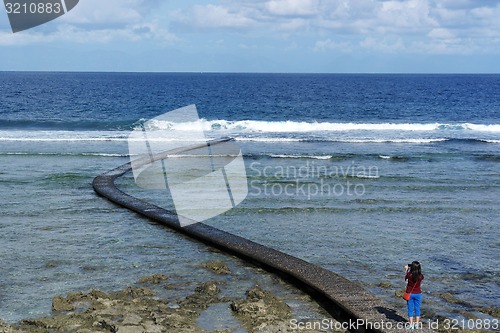 Image of Rocky Coast along the Pacific Ocean, Kenting, Taiwan