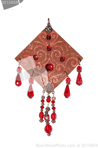 Image of pendant isolated on white