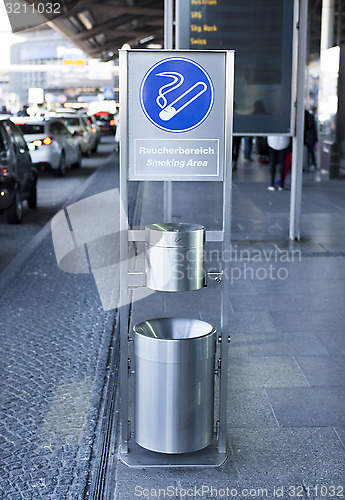 Image of Designated Smoking Area Airport