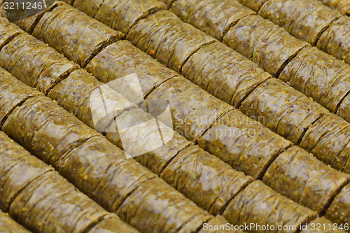 Image of turkish baklava dessert