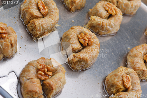 Image of turkish baklava dessert