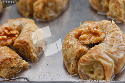 Image of turkish baklava dessert