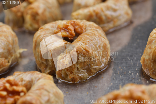 Image of turkish baklava dessert