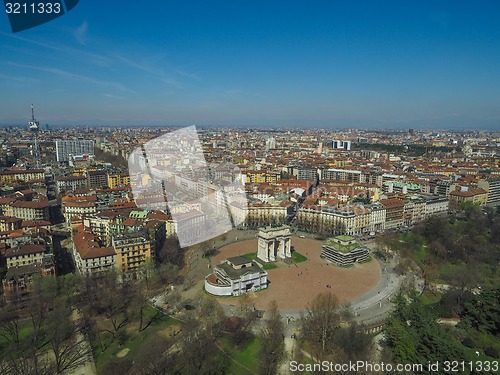 Image of Milan aerial view