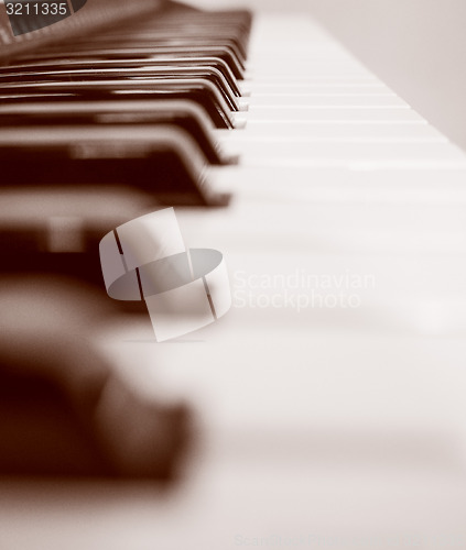 Image of Retro look Music keyboard