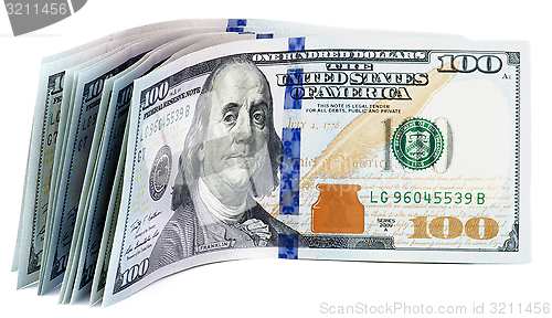 Image of 100 US Dollar Banknotes