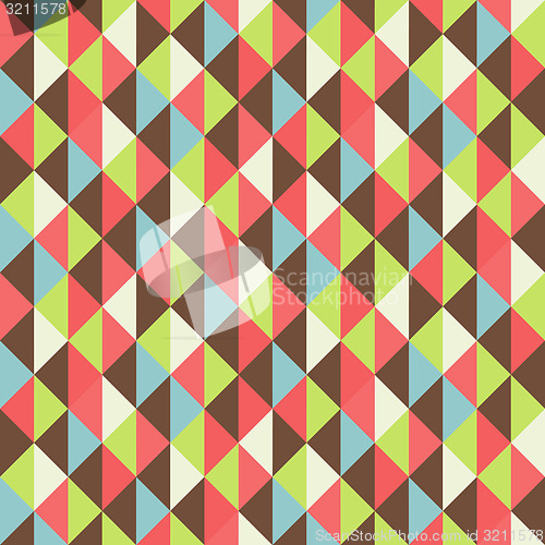 Image of Geometric triangles background. Mosaic. 