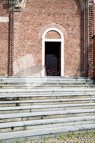 Image of  italy  lombardy     in  the cardano al campo  old     brick   s