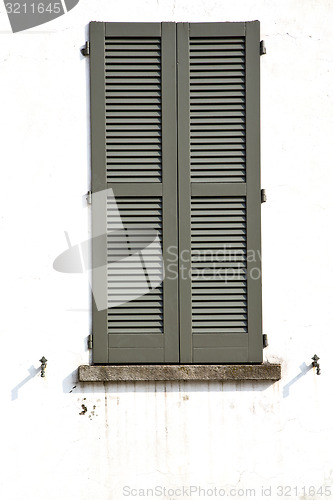 Image of shutter europe  italy  lombardy      in  the milano old   window