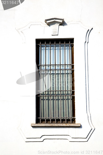 Image of shutter europe  italy  lombardy      in  the milano old   window