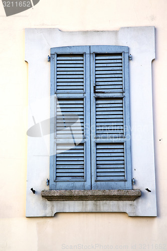 Image of shutter europe  italy  lombardy      in  the milano  window clos