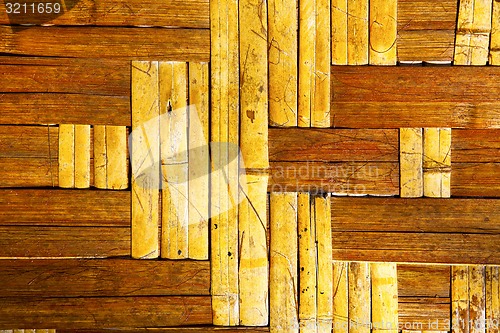 Image of   abstract cross bamboo y asia and south china sea