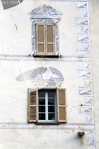 Image of terrace europe  italy  lombardy       in  the milano old    grat