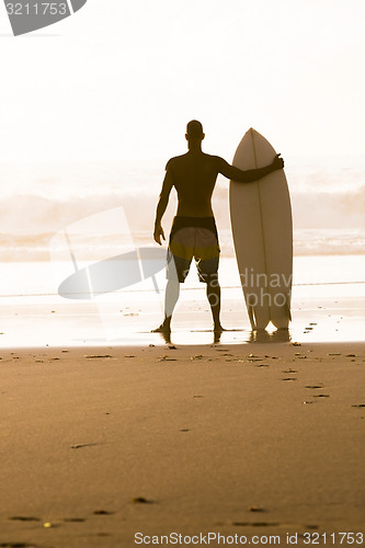Image of Man surfing 