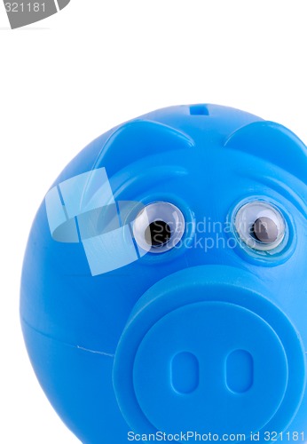 Image of Blue Piggy Bank