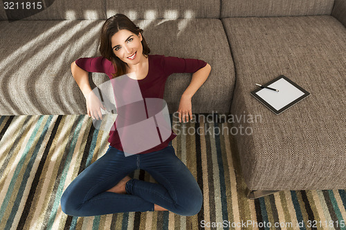 Image of Working with a tablet