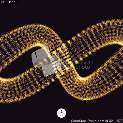 Image of Spiral. 3d vector illustration. 