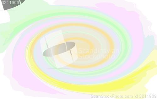 Image of Multicoloured swirl spiral. Vector colorful abstract