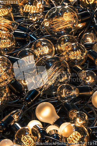 Image of Lightbulbs background