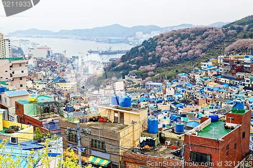 Image of Gamcheon Culture Village in South Korea.