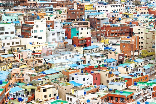 Image of Gamcheon Culture Village in South Korea.