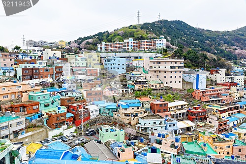 Image of Gamcheon Culture Village in South Korea.