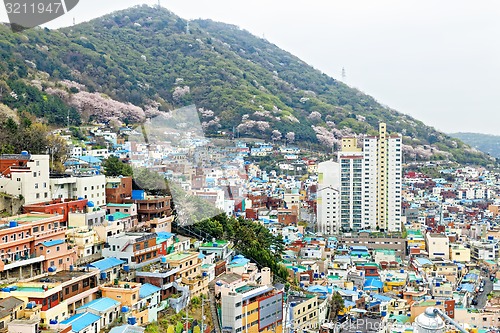 Image of Gamcheon Culture Village in South Korea.
