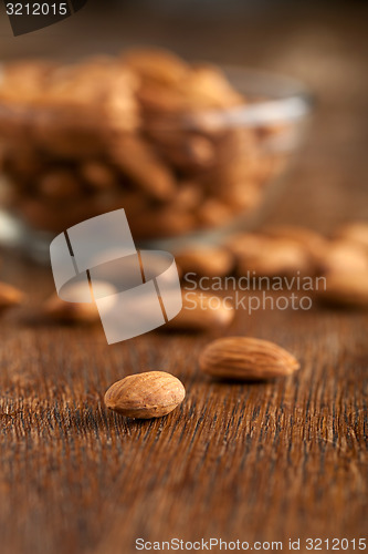 Image of Raw Almonds Macro