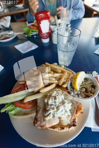 Image of Fried Cod Fish Sandwich