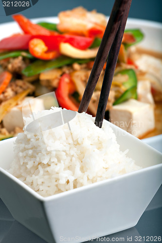 Image of Thai Food with Jasmine Rice