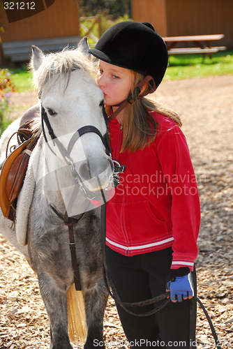 Image of Girl and pony