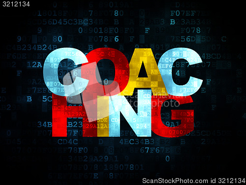 Image of Education concept: Coaching on Digital background