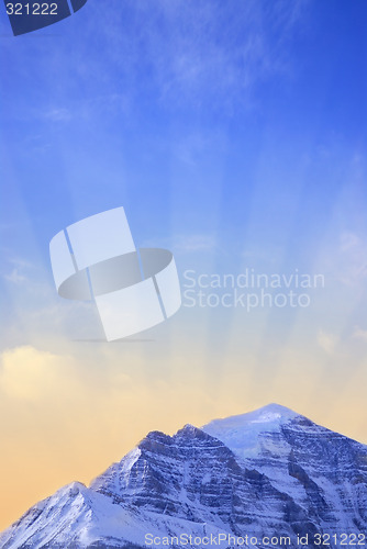 Image of Mountain sunrise